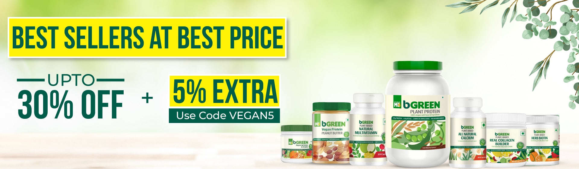 Best Plant Protein Powder in India 2023 bGREEN Plant Protein